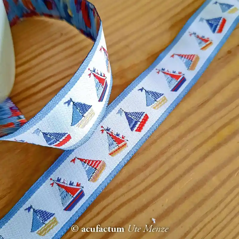 Webband Segelboote Kerstin Heß Garantierte Lieferung