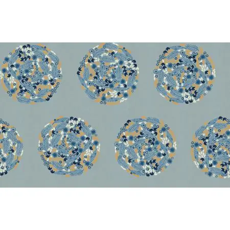 Echt Cotton and Steel Homestead Jeanne McGee Bloom Lazy Sunday