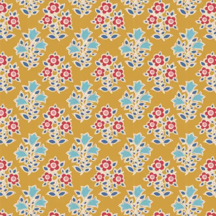 Tilda Jubiliee Blenders Farm Flowers mustard Geprüft