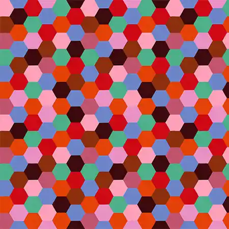 Anna Maria Parry Piecework Hexagons Rustic Im Trend