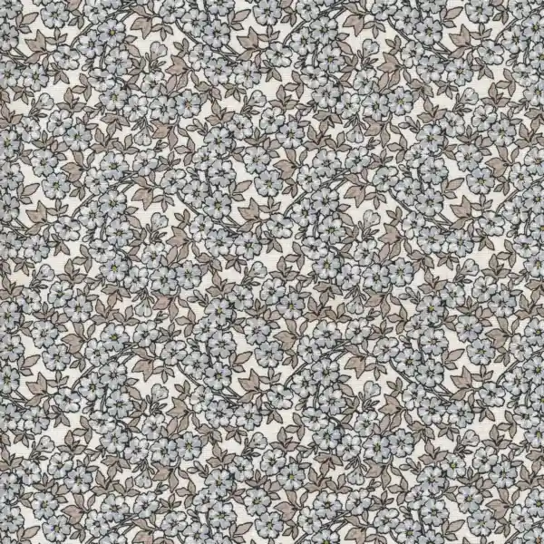 Premium Wachstuch Oilcloth Clara Dusty Blue