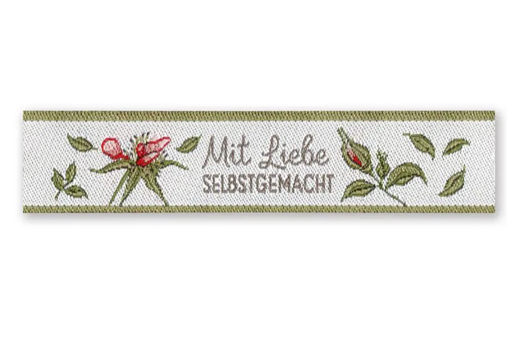 Direkt Vom Hersteller Webetikett „mit Liebe selbstgemacht“