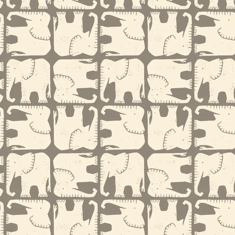 Geprüft Rising Sun by Loes van Oosten Jolly Elephant greige