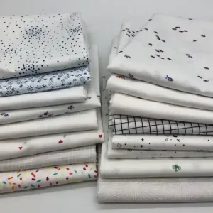 Ausverkauf Fat Quarter Set Low Volume weiß