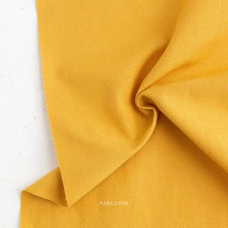 Neuheit Fableism Watercolor shot cotton mustard