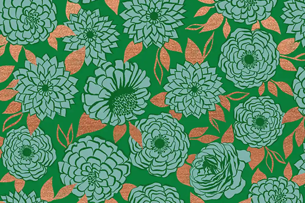 Knallerangebot Ruby Star Society Stay Gold Melody Miller Sparkle Floral Flower evergreen