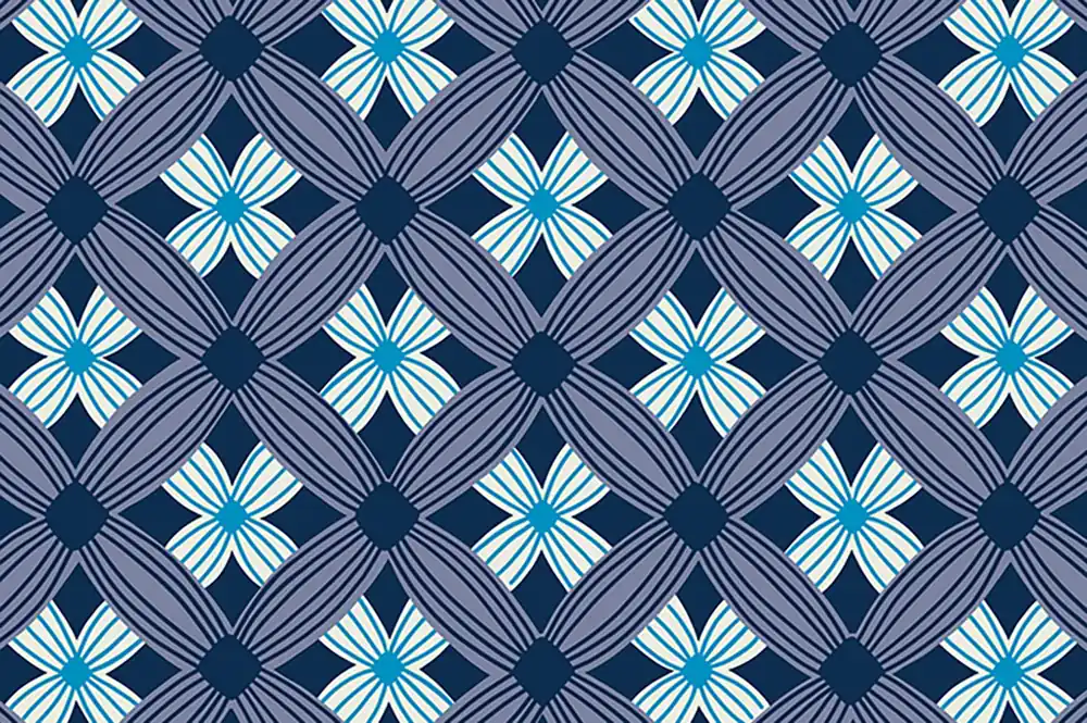 Heißes Angebot Ruby Star Society Tarrytown by Kimberly Kight Tuffted Geometric navy