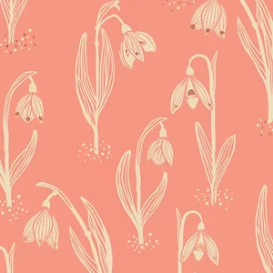 Garantierte Lieferung Ruby Star Society Jen Hewett Unruly Nature Snowdrops Melon