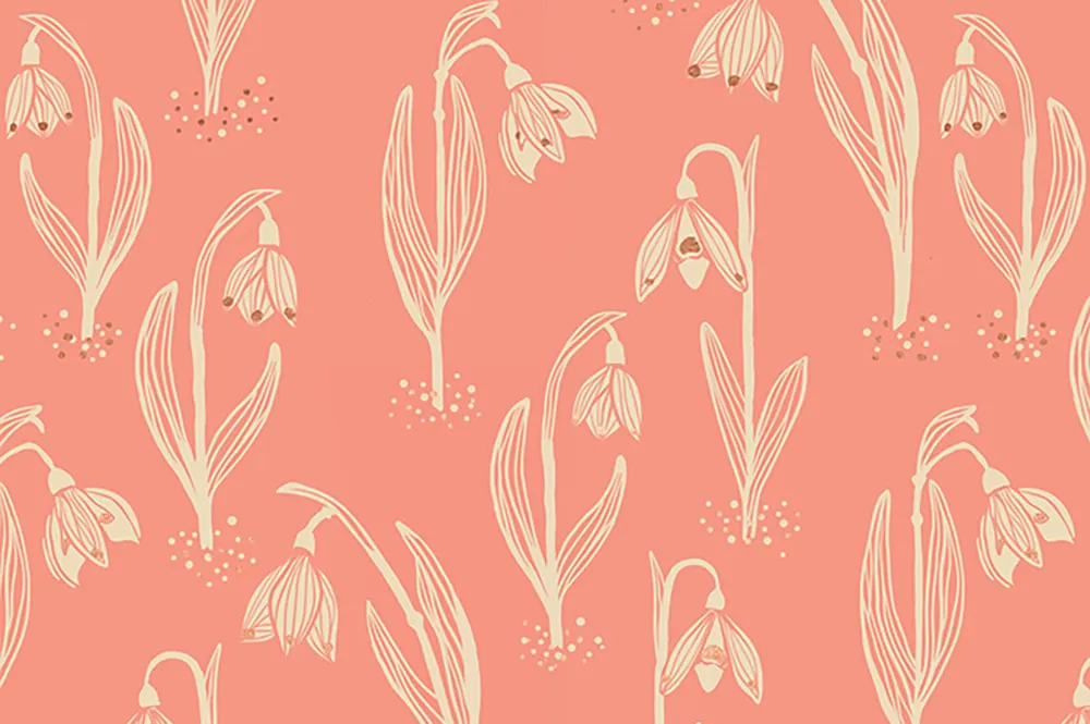 Garantierte Lieferung Ruby Star Society Jen Hewett Unruly Nature Snowdrops Melon