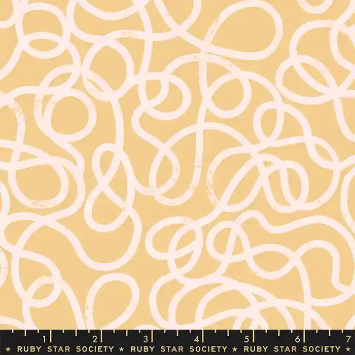 Ruby Star Society Tomato Tomahto Kimberly Kight Noodles Brushstroke Lines Butternut Top-Angebot