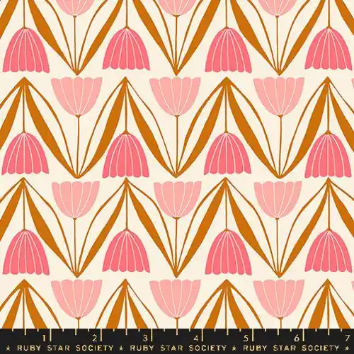 Ab Werk Ruby Star Society Jen Hewett Endpaper Tulips Natural