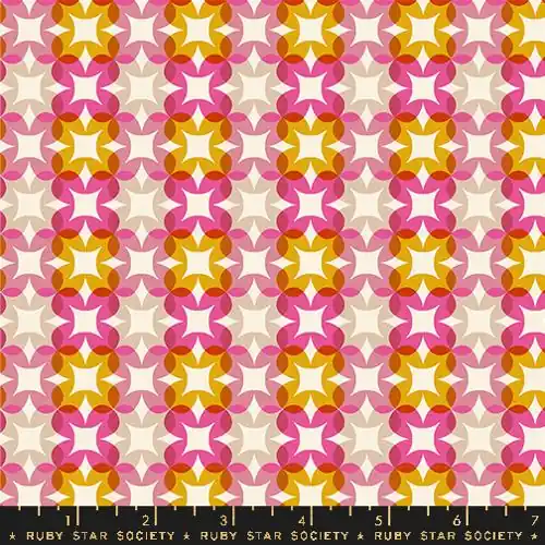 Ruby Star Society Rashida Coleman Hale Woodland Park Flower Plaid Raspberry Direktkauf