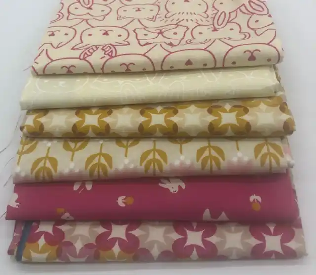 Fat Quarter Set Ruby Star Society Woodland Park pink Rashida Coleman Hale Top-Qualität