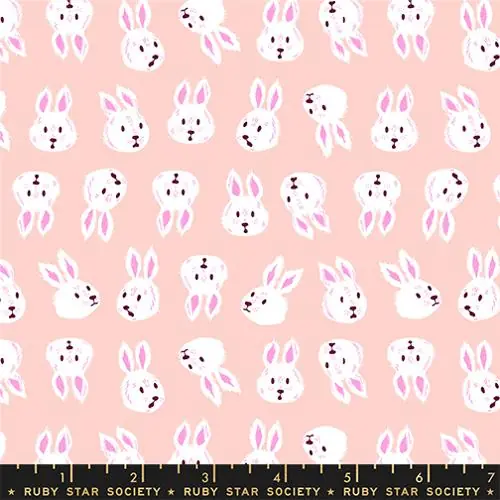Jetzt Kaufen Ruby Star Society Sarah Watts Hello Alice Rushing Rabbits Vintage Pink