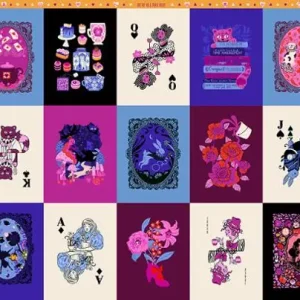 Super-Preis Ruby Star Society Sarah Watts Hello Alice Panel Wonderland Multi