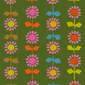 Geprüft Ruby Star Society Alexia Abegg Daisy Stripe Canvas Verdant