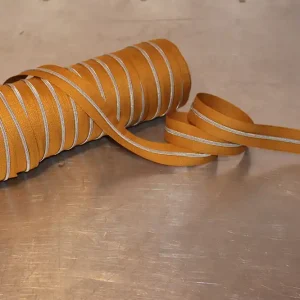 Top-Preis Reißverschluss metallisiert mustard schmale Raupe