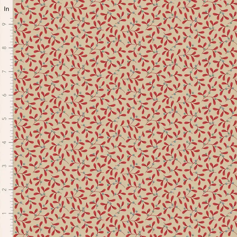 Im Trend Tilda Merry Little Christmas Mistletoe Red