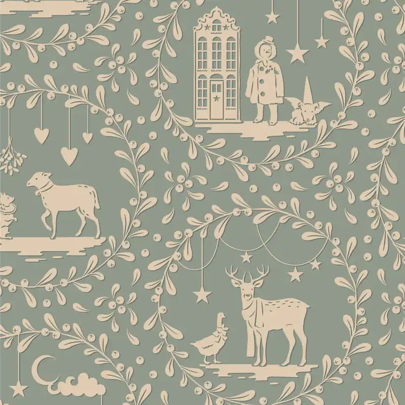 Sonderangebot Tilda Merry Little Christmas Paperscenes Duckegg