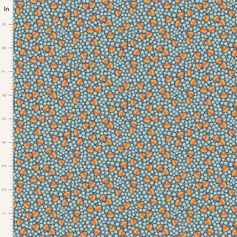 Neue Kollektion Tilda Wallflower Blender Bellflower Prussian