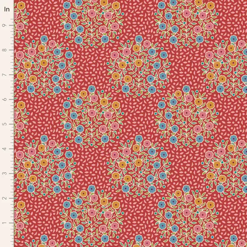 Tilda Pie in the Sky Confetti Red Hochwertig