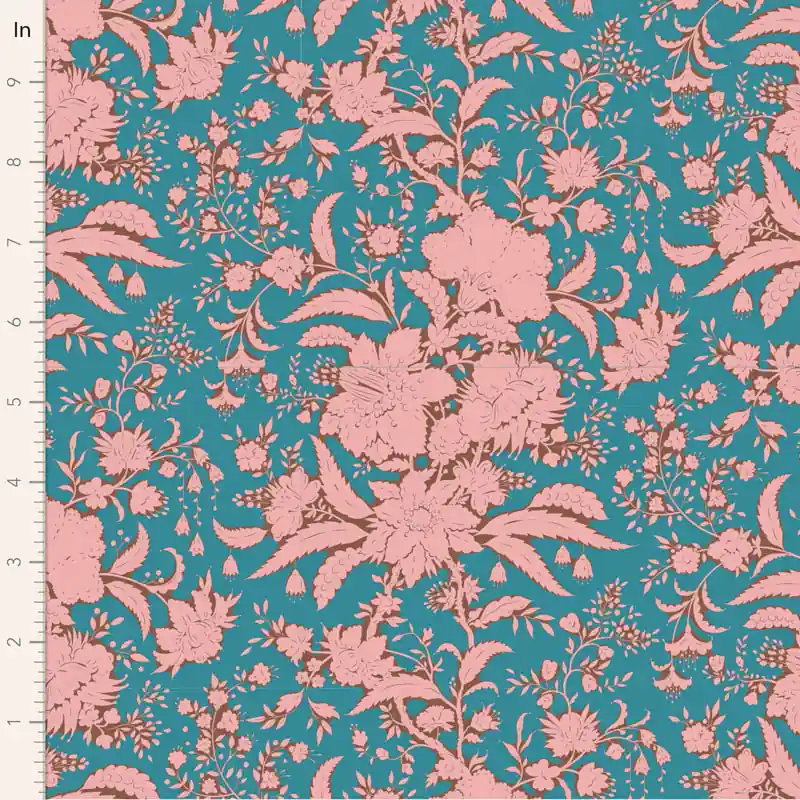 Mengenrabatt Tilda Bloomsville Blenders Abloom Petrol