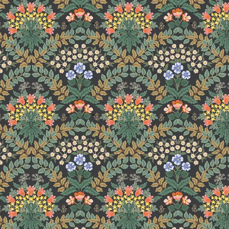 Knallerangebot Cotton and Steel Rifle Paper Bramble Black