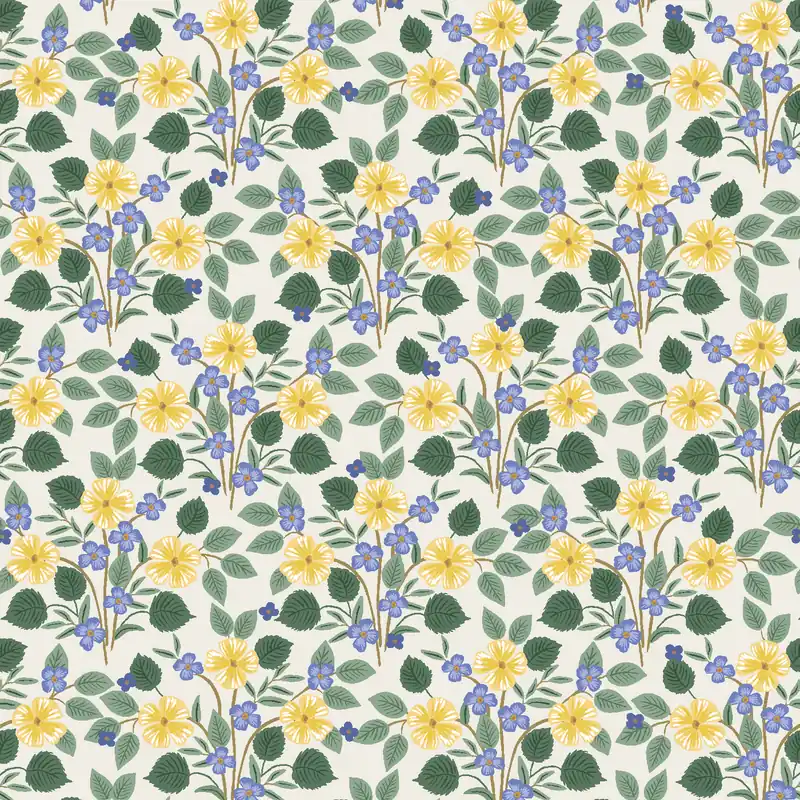 Cotton and Steel RIfle Paper Bramble Briar cream Top-Qualität