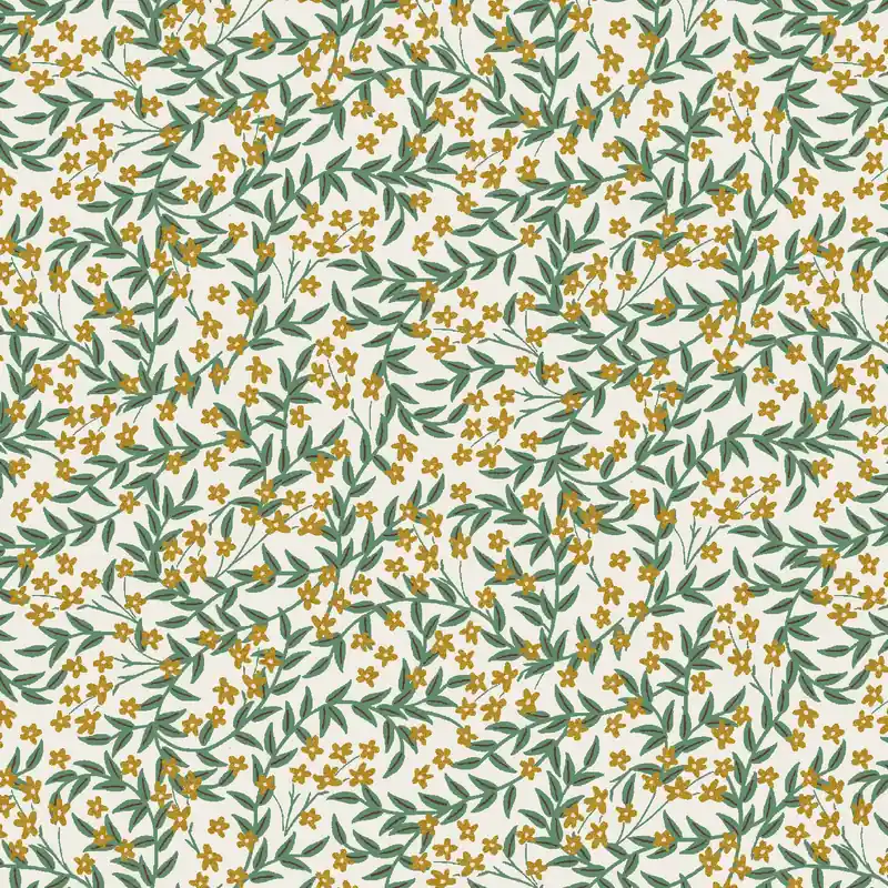 Nur Heute Cotton and Steel RIfle Paper Bramble Daphne Gold Metallic