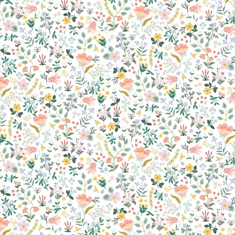 Mega-Angebot Cotton and Steel Rifle Paper Curio Bramble Field white