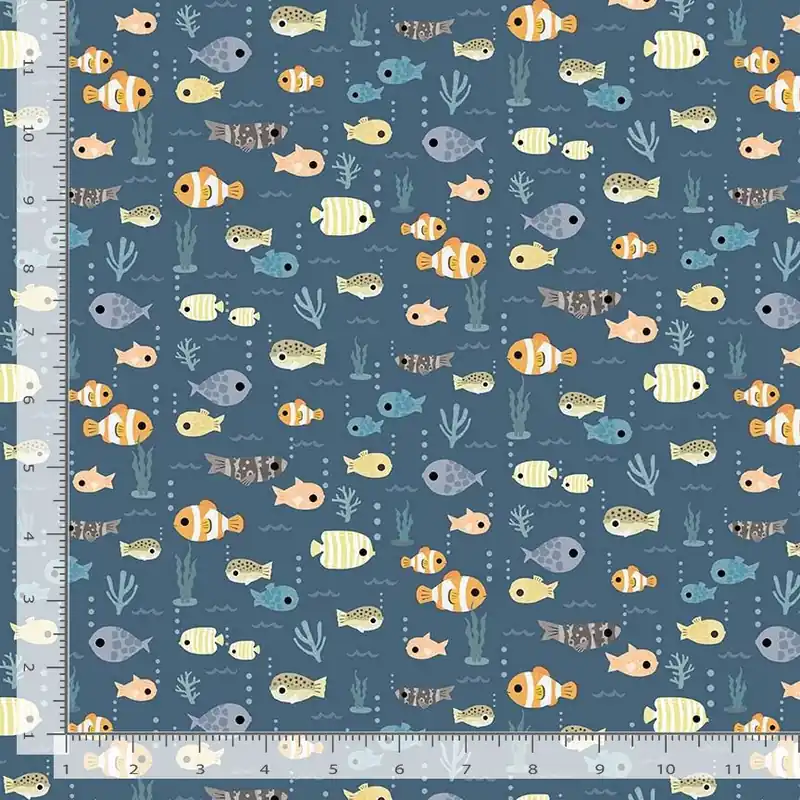 Dear Stella Fabrics Paint Love Studio Beyond the Sea Any-Fin is Possible Marlin Direktkauf