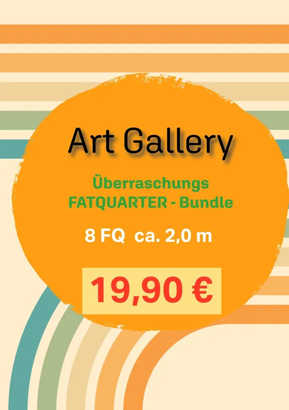 Überraschungs-Fatquarter Set Art Gallery Fabrics Preis Gesenkt