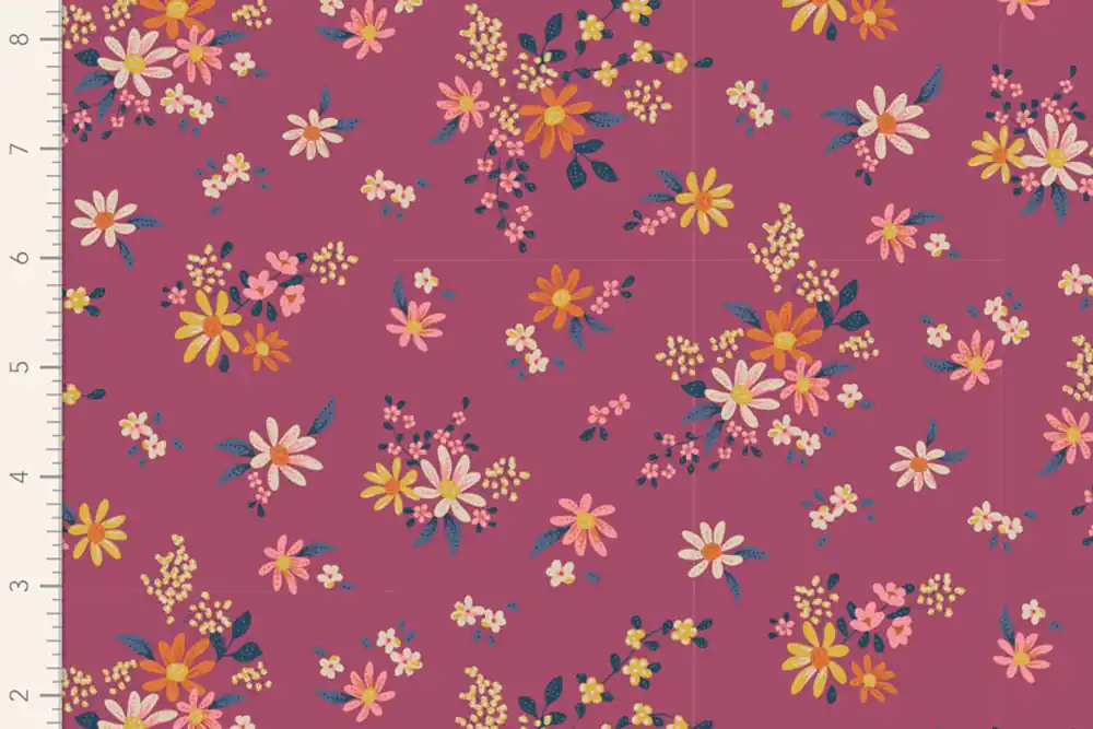 Reststück Tilda Chic Escape Blender Daisyfield plum Jetzt Bestellen