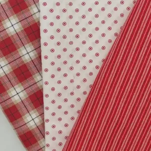 Neue Kollektion Restepaket Westfalenstoffe rot/weiß