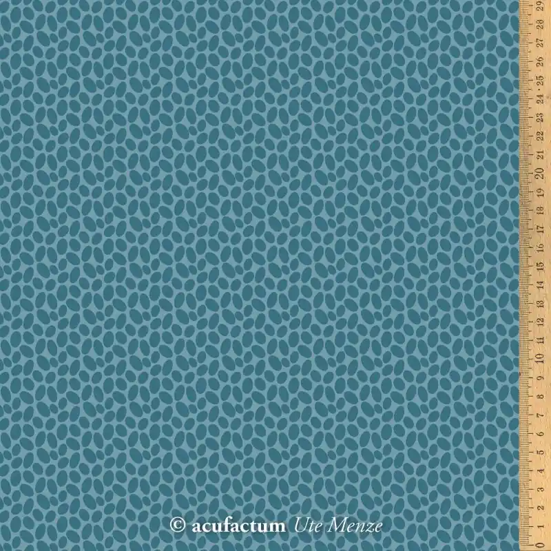 Acufactum Stoff Kiesel petrol Kracherpreis