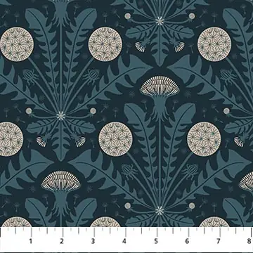 Top-Seller Northcott Pippa Shaw Tender Dandelion denim