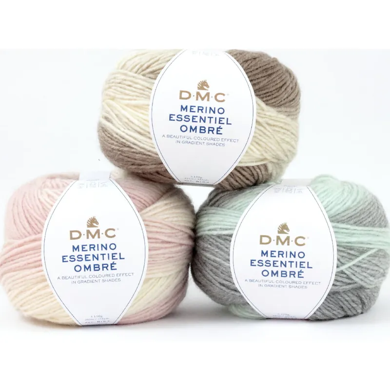 DMC Merino Essentiel Ombré – Farbverlaufsgarn aus 50 % Merinowolle & 50 % Acryl Saisonangebot
