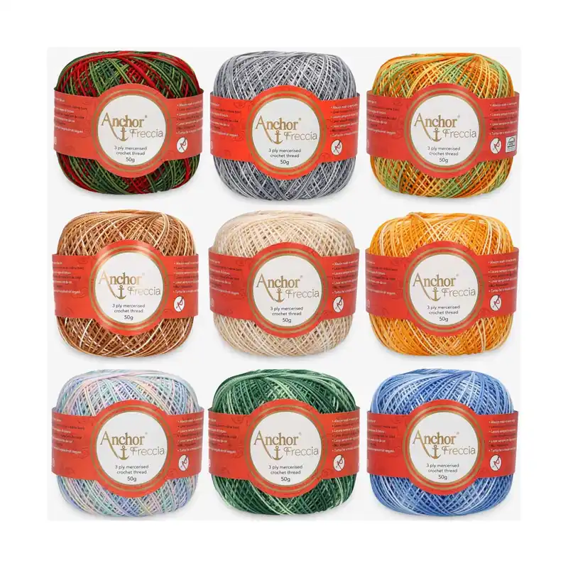 Anchor Freccia Multicolour 6 | Häkelgarn 100% Langfaserige Baumwolle Online Kaufen