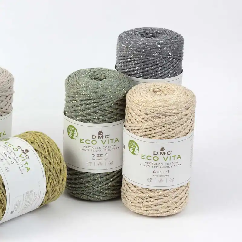 DMC Eco Vita 4 Multico – 80 % recycelte Baumwolle & 20 % Polyester Neu