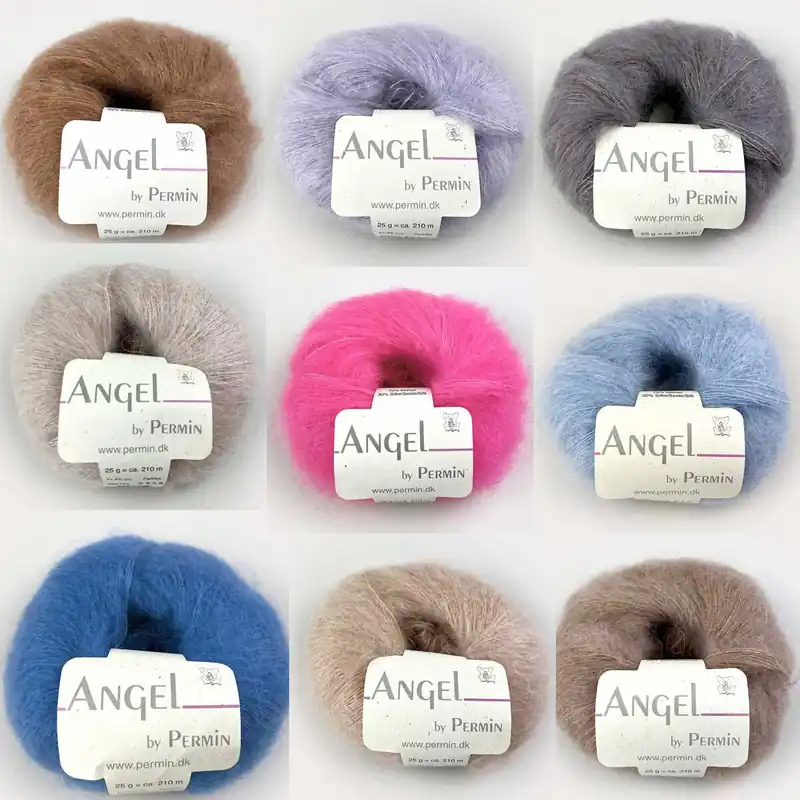 Knallerangebot Angel by Permin – Luxuriöses Kid Mohair Seiden Garn (70/30)