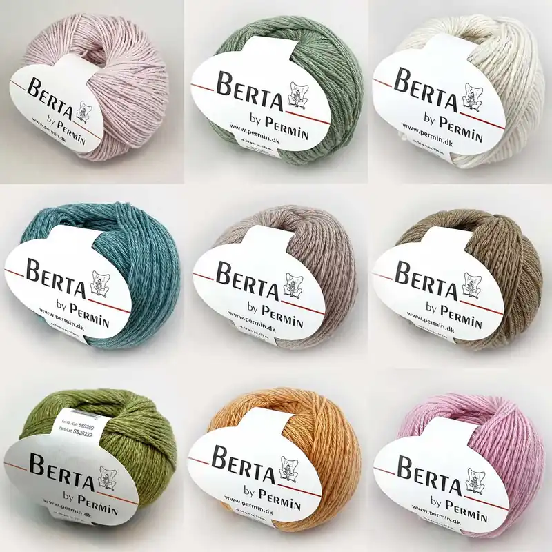 Wochenendangebot Berta by Permin – Öko-Tex Wolle-Baumwolle Strickgarn