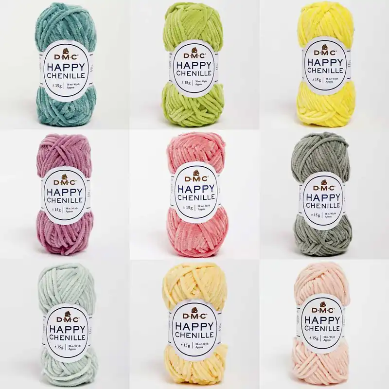 Top-Angebot DMC Happy Chenille – 100 % Polyester Samtgarn