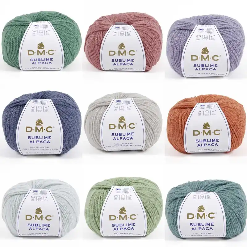 DMC Sublime Alpaca – edles Handstrickgarn 50 % feinem Alpaka & 50 % Hochlandwolle Beliebt