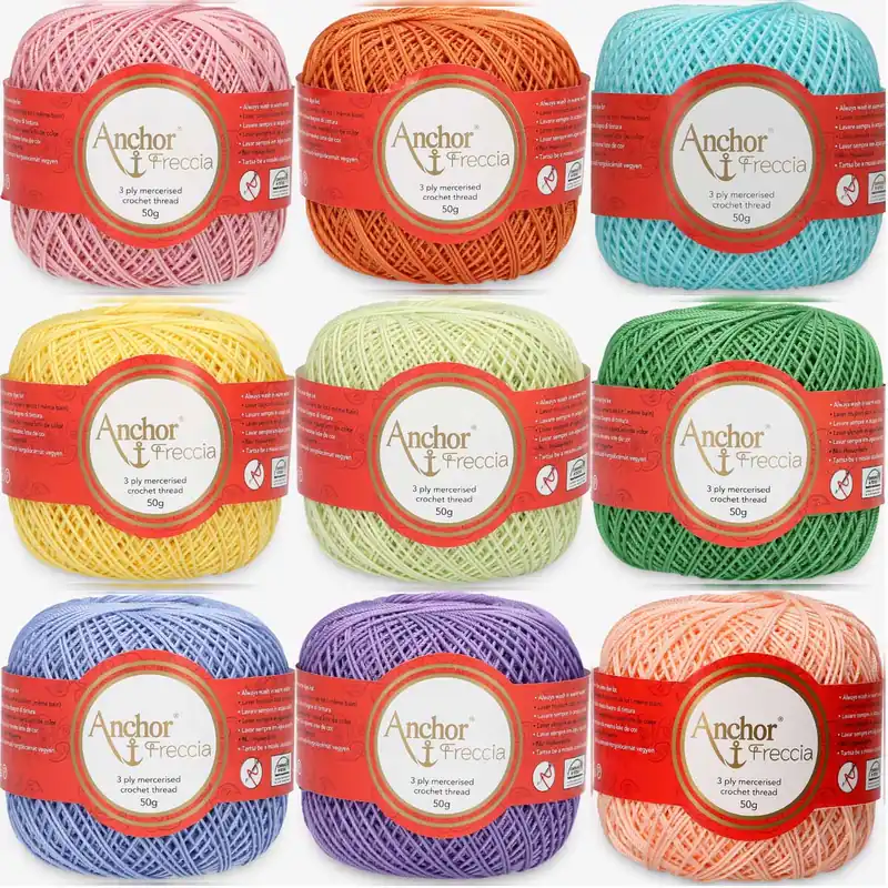 Anchor Freccia 6 – Feines Baumwollgarn für Häkelprojekte Billig