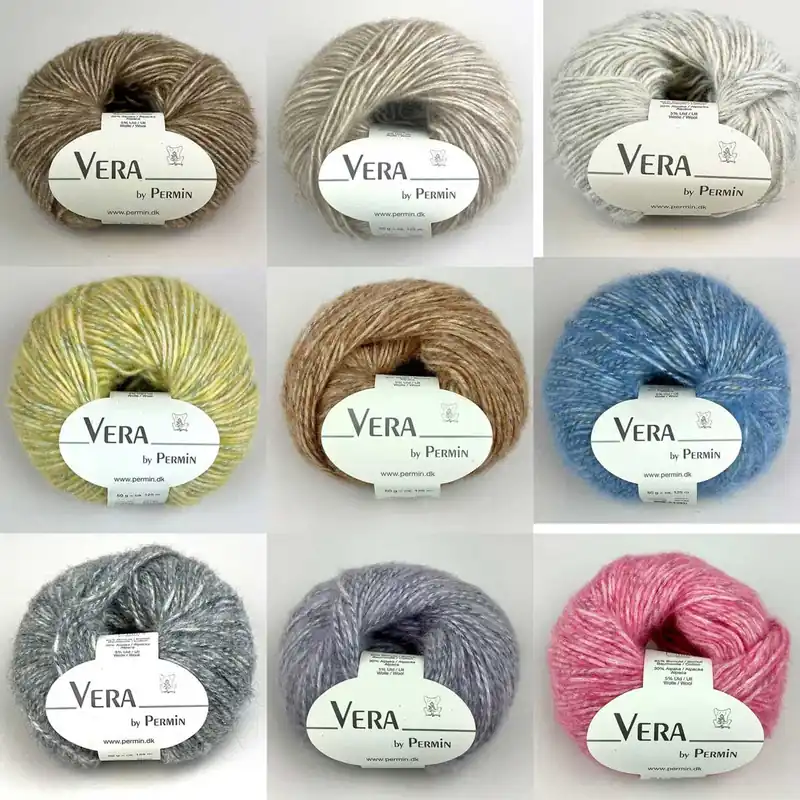 Geld-Zurück-Garantie Vera by Permin – Ganzjahresgarn aus Chainette, Baby-Alpaka & Baumwolle (125m/50g)