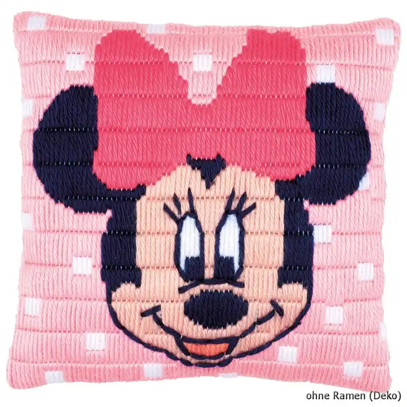 Mengenrabatt Vervaco Spannstichkissen „Disney Minnie Mouse“, Stickbild vorgezeichnet