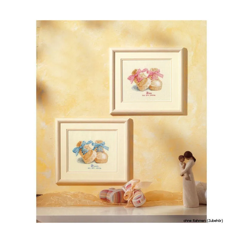 Jetzt Bestellen Vervaco Stickpackung Zählmuster „Babyschuhe“