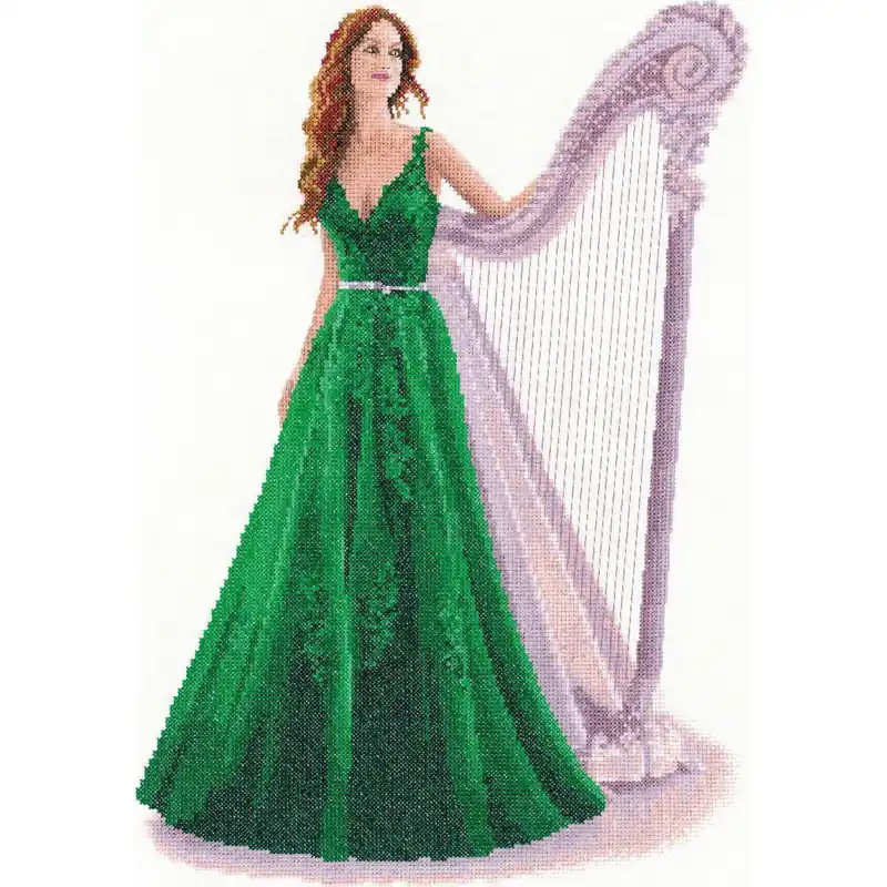 Heritage Kreuzstich Set Aida „Darcey (A)“, Zählmuster, JLDY1429-A, 26,5x39cm Mengenrabatt