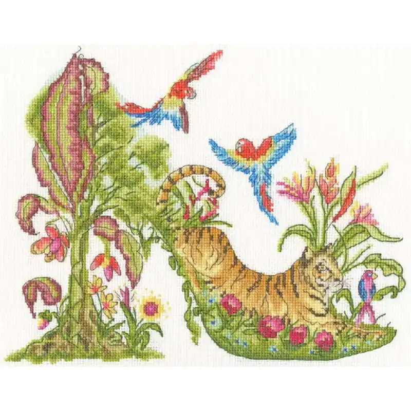 Preisreduziert Bothy Threads Kreuzstich Stickpackung „Gehen Sie auf der wilden Seite“, Zählmuster