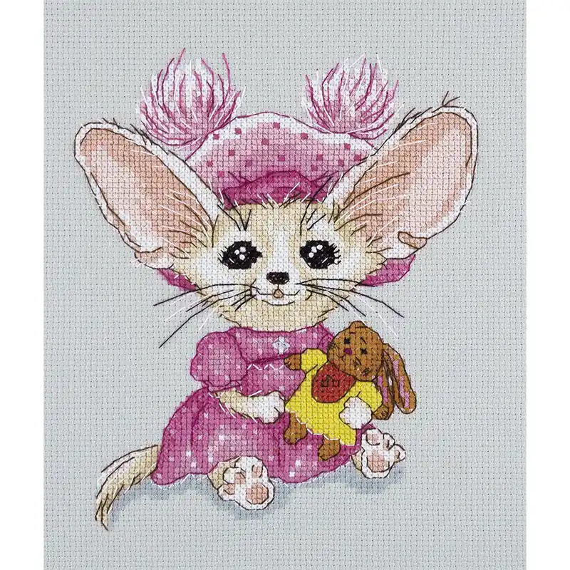Klart Kreuzstichset „Babygirl Fanya“ 17x20cm, Zählmuster Wochenendangebot